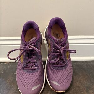 Brooks Women's Purple and Gold Athletic Shoes